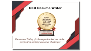 CEO resume writer - Award top 10